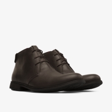 Camper Mil Mens Ankle Boots US-52008 Black Order Online